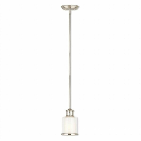 Middlebush Polished Nickel Mini Pendant Ceiling Light, 10 - 46 in. 40210-35